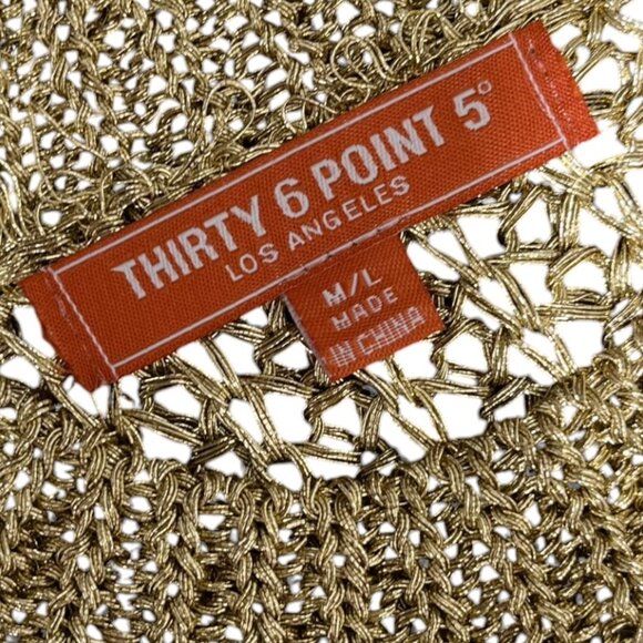 Thirty 6 Point 5 Las Angeles Gold Dress - Picture 6 of 9